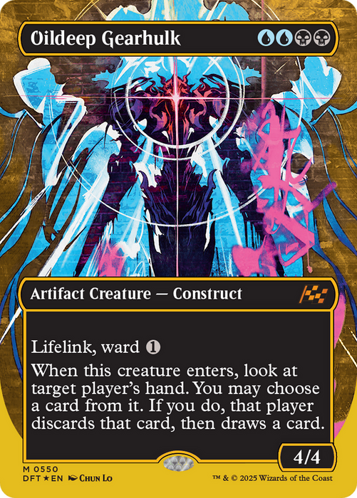 Oildeep Gearhulk (DFT-550) - Aetherdrift (Borderless) Foil - for just $5.73! 
