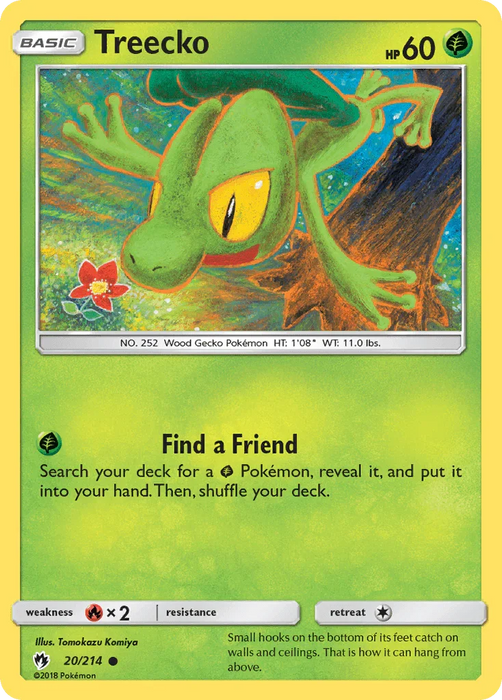 Treecko (20/214) [Sun & Moon: Lost Thunder] - for just $0.30! 