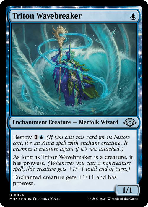 Triton Wavebreaker (MH3-074) - Modern Horizons 3: (enchantment) - for just $0.07! 