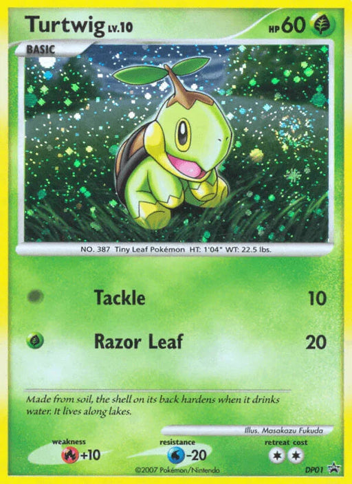 Turtwig (DP01) [Diamond & Pearl: Black Star Promos] - for just $11.80! 