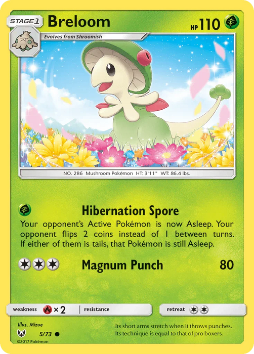 Breloom (5/73) [Sun & Moon: Shining Legends] - for just $0.10! 