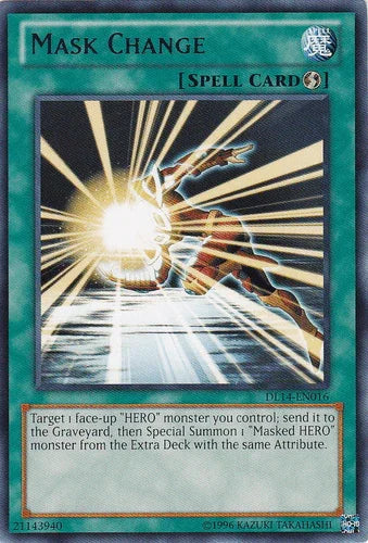 Mask Change (Blue) [DL14-EN016] Rare - for just $0.40! 
