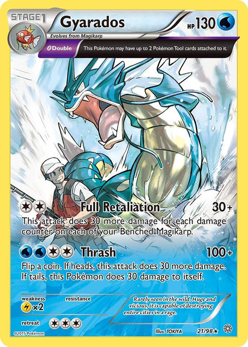 Gyarados (21/98) (Cosmos Holo) (Theme Deck Exclusive) [XY: Ancient Origins] - for just $17.35! 