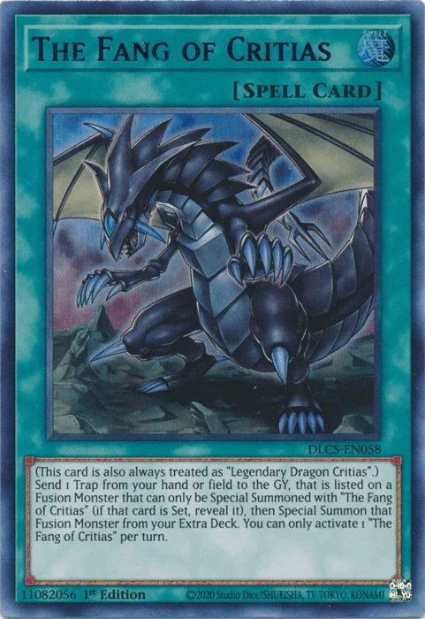 The Fang of Critias (Blue) [DLCS-EN058] Ultra Rare - for just $0.25! 