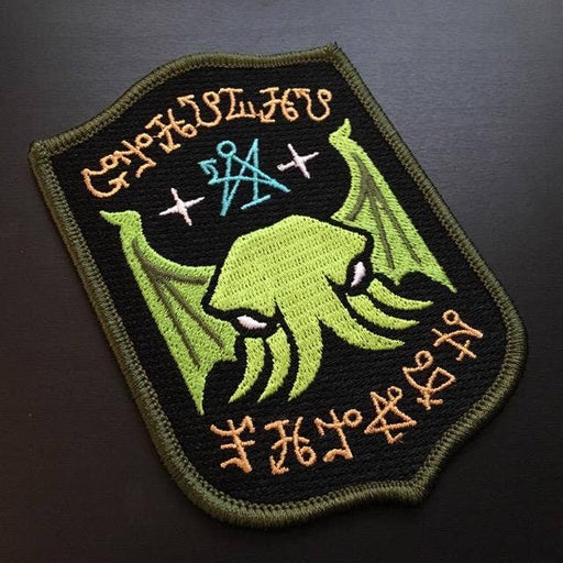 Cthulhu Fhtagn Embroidered Patch: Iron-on - for just $9! 