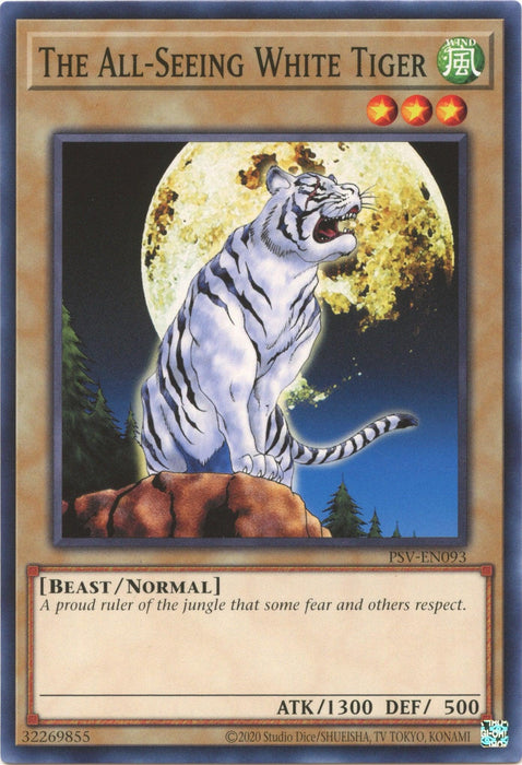 The All-Seeing White Tiger (25th Anniversary) [PSV-EN093] Common - for just $0.10! 