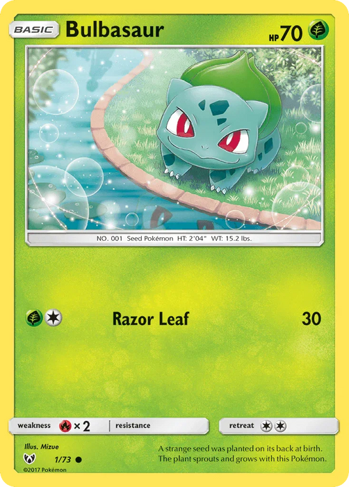 Bulbasaur (1/73) [Sun & Moon: Shining Legends] - for just $0.25! 