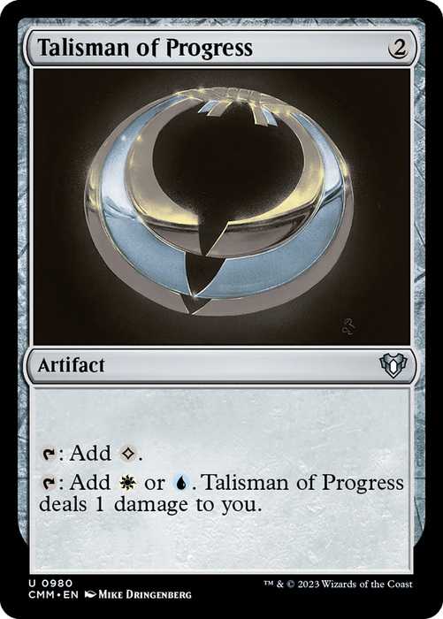 Talisman of Progress [Commander Masters] - Just $0.15! Shop now at Retro Gaming of Denver