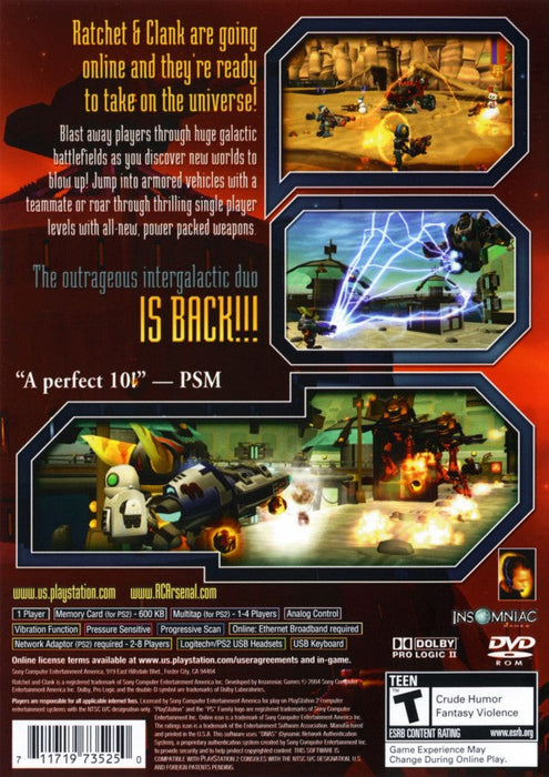Ratchet & Clank: Up Your Arsenal – PlayStation 2 (PS2) - for just $0! 