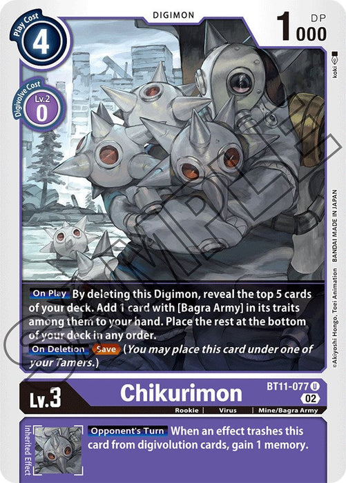 Chikurimon [BT11-077] [Dimensional Phase] - Just $0.09! Shop now at Retro Gaming of Denver