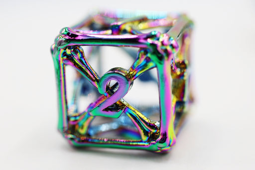 Mystic Bones - Hollow Metal RPG Dice Set - for just $59.99! 