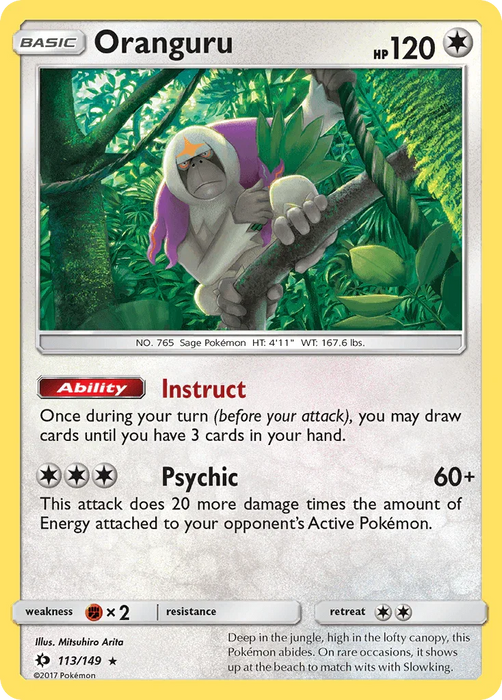 Oranguru (113/149) [Sun & Moon: Base Set] - for just $0.20! 