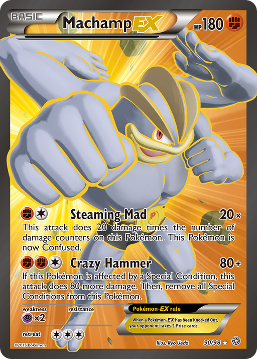 Machamp EX (90/98) [XY: Ancient Origins] - Just $4! Shop now at Retro Gaming of Denver