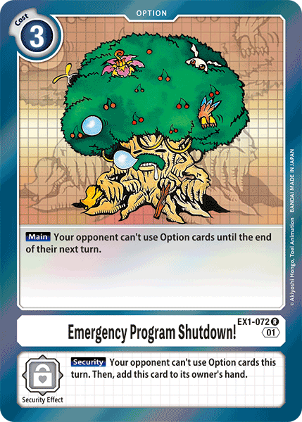 Emergency Program Shutdown! [EX1-072] [Classic Collection] - Just $0.09! Shop now at Retro Gaming of Denver