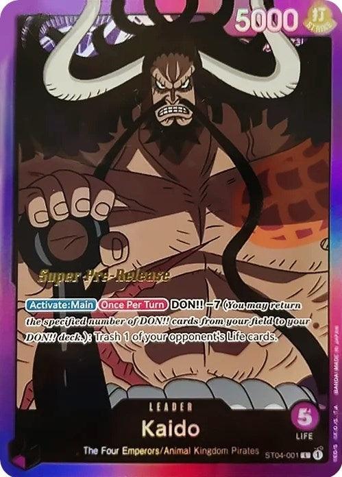 Kaido [Super Pre-Release Starter Deck: Animal Kingdom Pirates] - for just $24! 