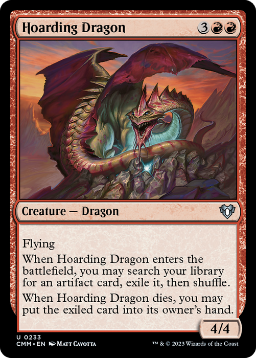 Hoarding Dragon (CMM-233) - Commander Masters - for just $0.04! 