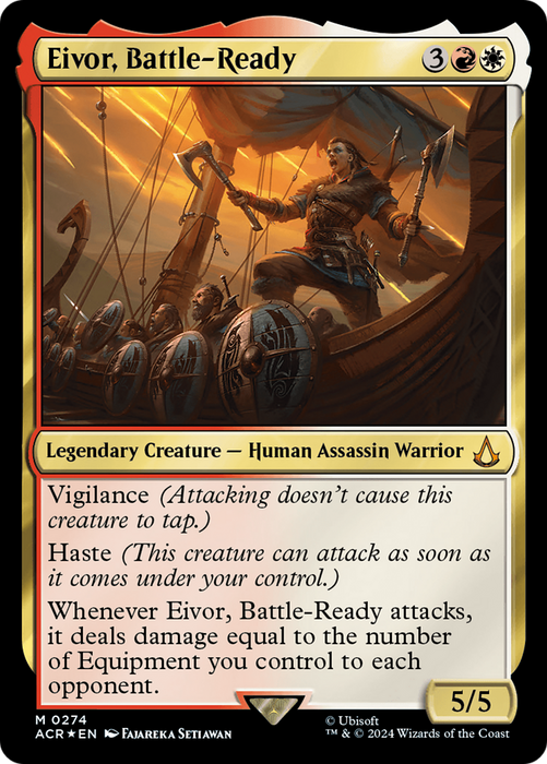 Eivor, Battle-Ready (ACR-274) - Assassin's Creed Foil - for just $1.17! 