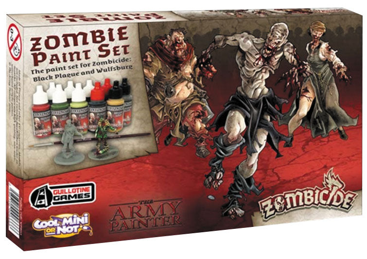 Army Painter Warpaints: Zombicide Black Plague Paint Set - for just $32.50! 