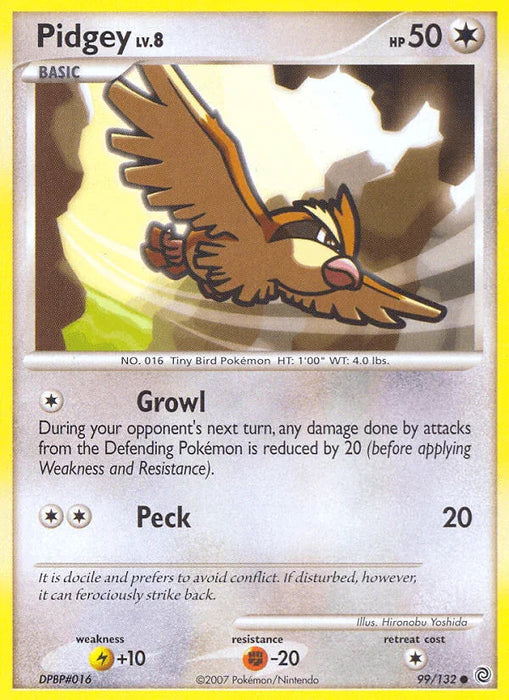 Pidgey (99/132) [Diamond & Pearl: Secret Wonders] - for just $0.25! 