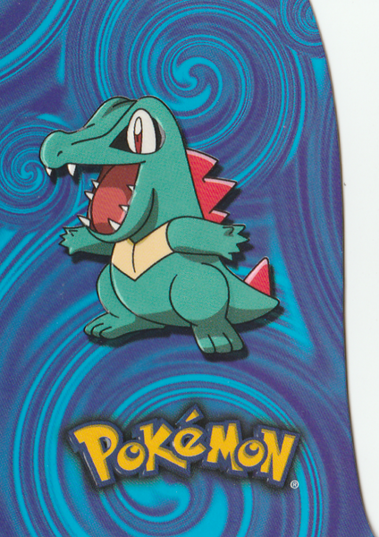 Totodile Die-Cut (7 of 15) [Topps Pokemon Johto Series 1] - for just $0.75! 