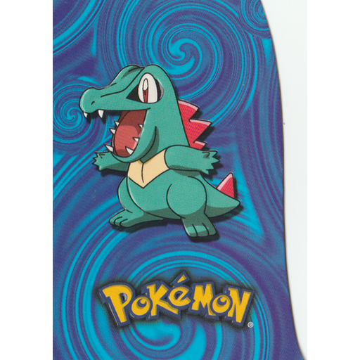 Totodile Die-Cut (7 of 15) [Topps Pokemon Johto Series 1] - Just $0.75! Shop now at Retro Gaming of Denver