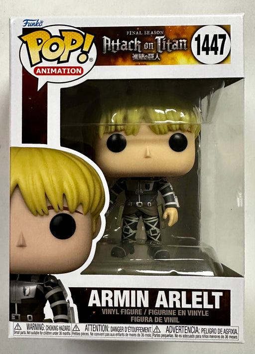 Funko Pop! Animation Armin Arlelt #1447 Attack On Titan AOT Final Season 2023 - for just $12! 
