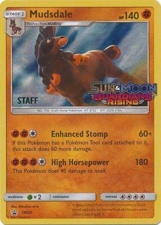 Mudsdale (SM20) (Staff Prerelease Promo) [Sun & Moon: Black Star Promos] - for just $20.50! 