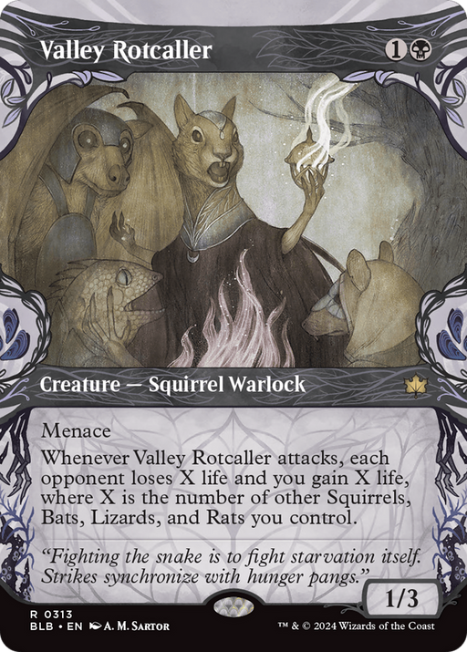 Valley Rotcaller (BLB-313) - Bloomburrow: (Showcase) (Borderless) - for just $0.87! 