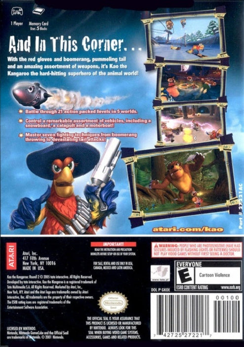 Kao the Kangaroo: Round 2 – GameCube (GC) - for just $26.99! 