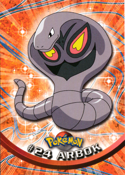 Arbok (24) [Topps TV Animation Edition Series 1 (Third Print)] - for just $1! 