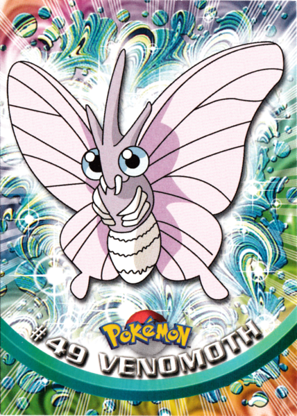 Venomoth (49) [Topps TV Animation Edition Series 1 (First Print)] - for just $2! 