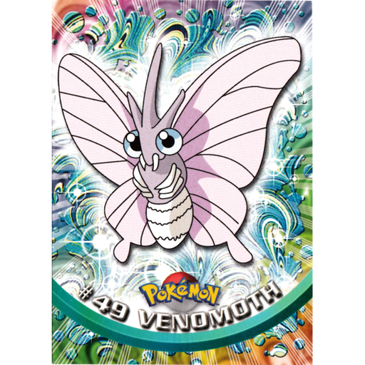 Venomoth (49) [Topps TV Animation Edition Series 1 (First Print)] - Just $2! Shop now at Retro Gaming of Denver