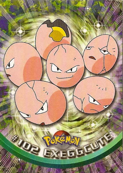 Exeggcute (102) [Topps TV Animation Edition Series 2] - for just $1.50! 