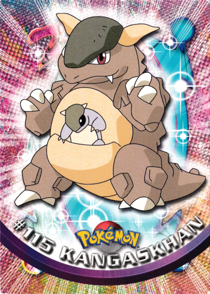 Kangaskhan Foil (115) [Topps TV Animation Edition Series 2 (Blue Logo)] - for just $3! 