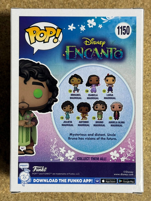 John Leguizamo Signed Bruno Madrigal Encanto Funko Pop! #1150 Disney With OC COA - for just $75! 