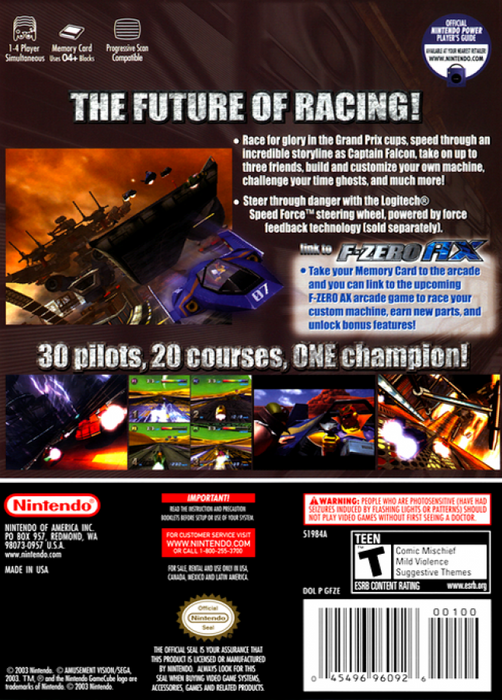 F-Zero GX – GameCube (GC) - for just $59.99! 