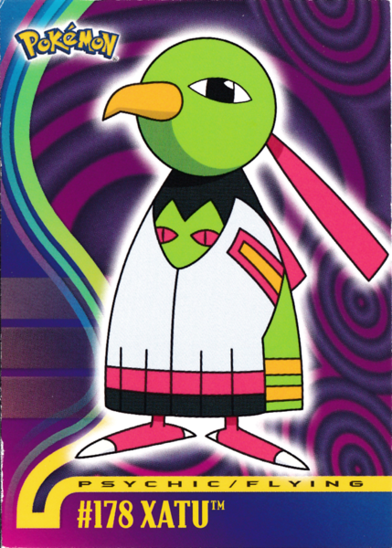 Xatu (178) [Topps Pokemon Johto Series 1] - for just $0.75! 