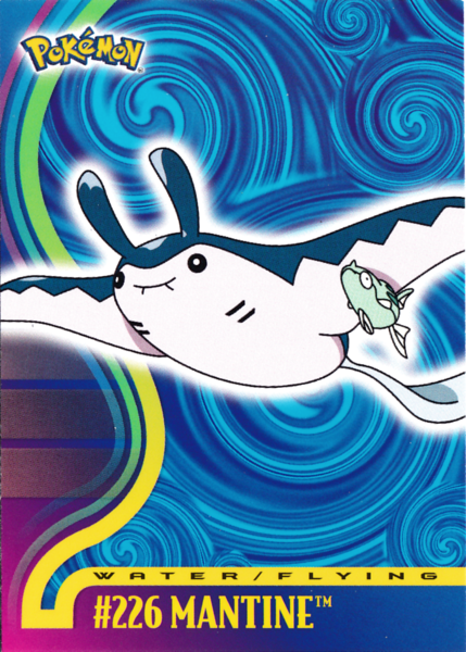 Mantine (226) [Topps Pokemon Johto Series 1] - for just $0.75! 