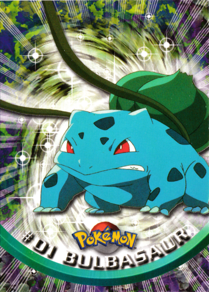 Bulbasaur (01) [Topps TV Animation Edition Series 1 (Blue Logo) - for just $2! 