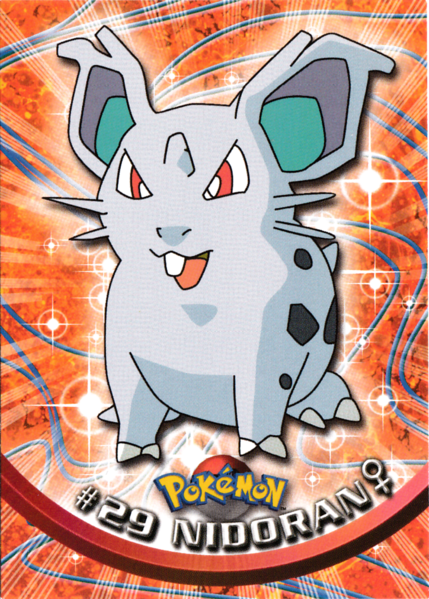 Nidoran F (29) [Topps TV Animation Edition Series 1 (Third Print)] - for just $0.50! 