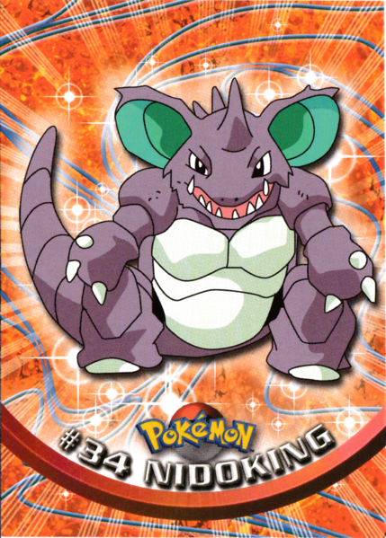 Nidoking (34) [Topps TV Animation Edition Series 1 (Third Print)] - for just $1! 
