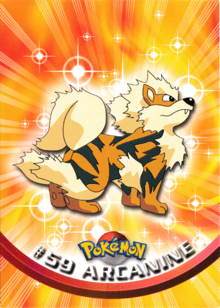 Arcanine (59) [Topps TV Animation Edition Series 1 (Third Print)] - for just $2! 