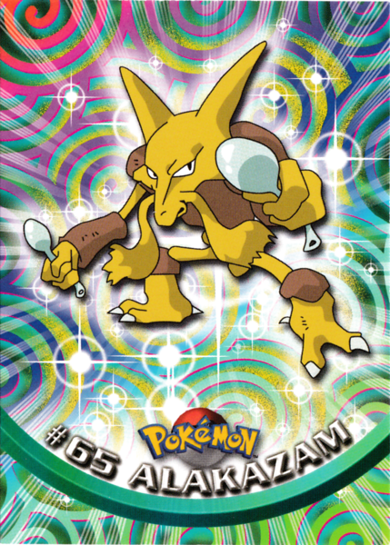 Alakazam (65) [Topps TV Animation Edition Series 1 (Third Print)] - for just $1! 