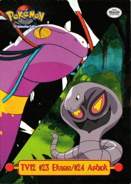 Ekans/Arbok TV12 (TV12) [Topps TV Animation Edition Series 1 (First Print)] - for just $1! 
