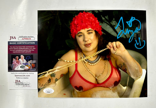 Comedian Liza Treyger Signed Law & Order SVU Podcast 8x10 Photo With JSA COA - for just $50! 