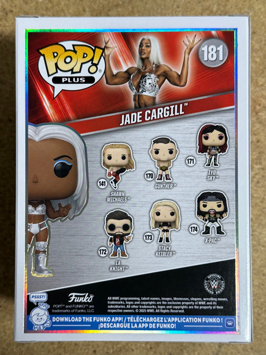 Funko Pop! Plus Metallic Jade Cargill #181 WWE Diva Women’s Wrestler 2025 - for just $15! 
