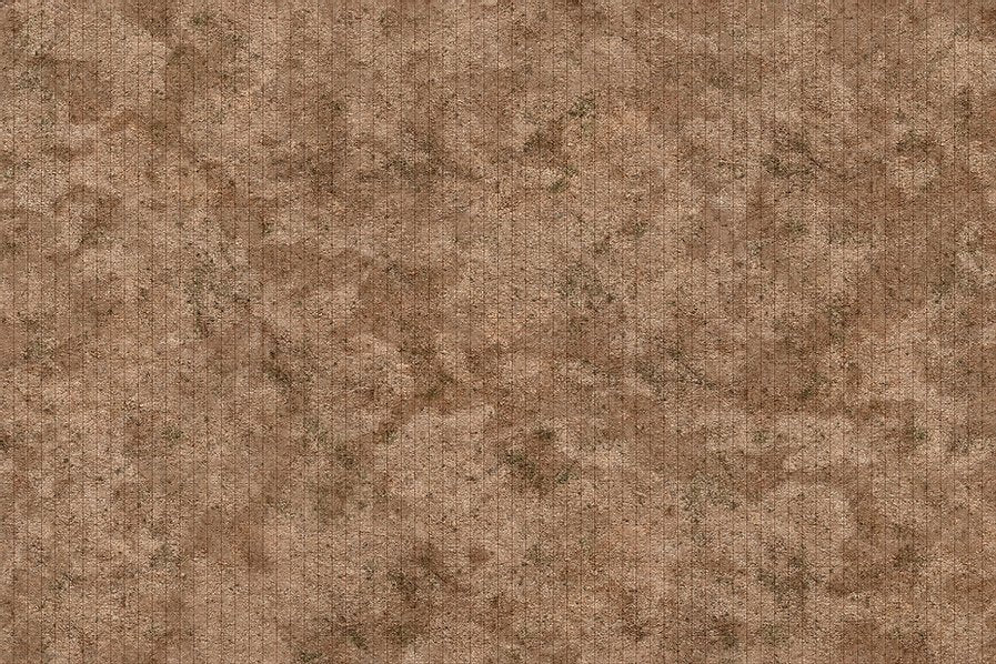 Monster Scenery: 6x4 Adventure Mat - Broken Grassland/Desert Scrubland - for just $100! 