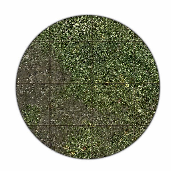 Monster Scenery: 22x30" Adventure Mat - Broken Grassland / Desert Scrubland - for just $35! 
