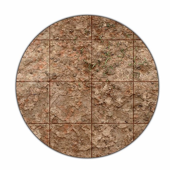 Monster Scenery: 6x4 Adventure Mat - Broken Grassland/Desert Scrubland - for just $100! 