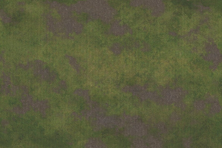 Monster Scenery: 6x4 Adventure Mat - Broken Grassland/Desert Scrubland - for just $100! 